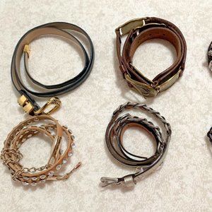 Belts - Lot 1 - sold as a lot - see description